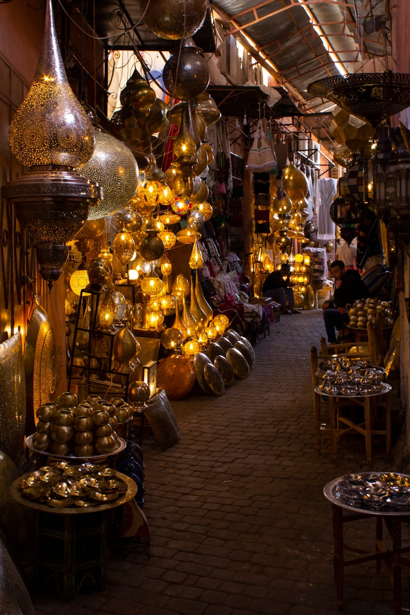 Marrakech lantern market